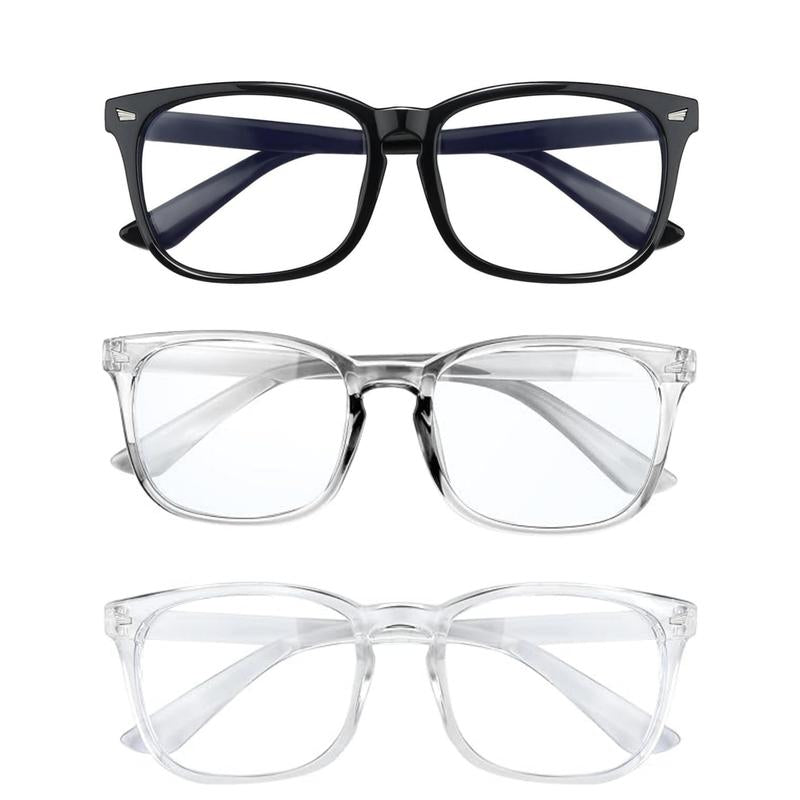 Blue Light Blocking Glasses, 2 Pack Blue Light Glasses Men, Blue Light Glasses Women Eyeglasses Bluelight Eyestrain