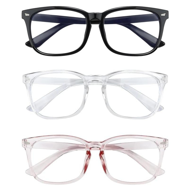 Blue Light Blocking Glasses, 2 Pack Blue Light Glasses Men, Blue Light Glasses Women Eyeglasses Bluelight Eyestrain